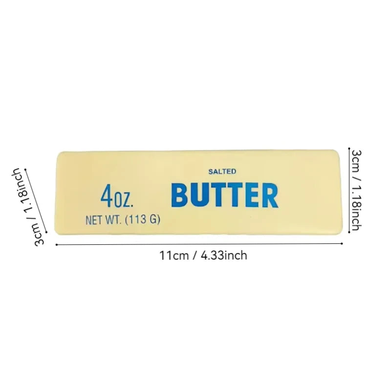 Cheese Shape Butter Stick Fidget Toy