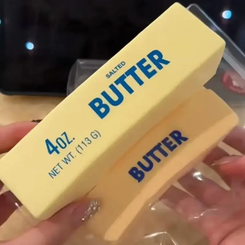 Cheese Shape Butter Stick Fidget Toy
