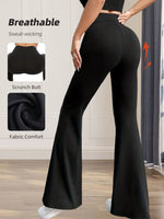 High-Waisted Flared Pants